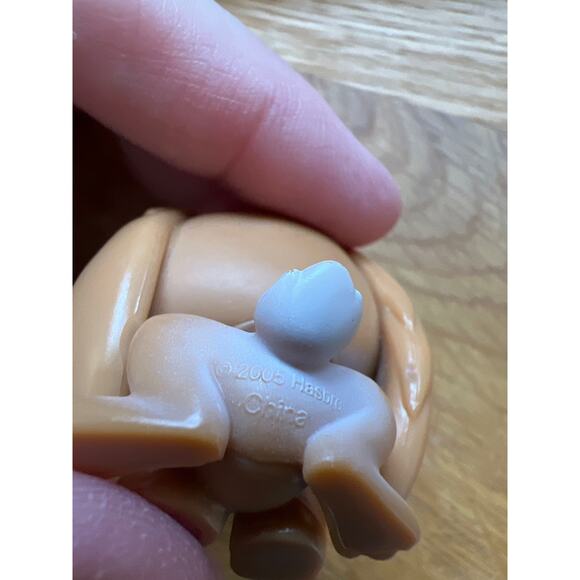 Littlest Pet Shop LPS Bunny Rabbit #185 Brown Bunny Green Eyes - Picture 4 of 4